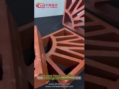 Bloques rojos de la brisa de la pared de Clay Hollow Bricks Outdoor Screen de la terracota