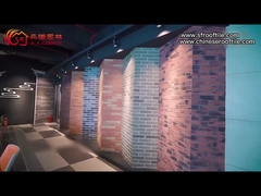 Teja de madera de imitación del MCM Clay Tile Environmentally Flexible Wall del grano