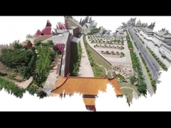 Teja de tejado china tradicional esmaltada templo del uso del Gazebo de las tejas de tejado