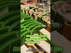 Las tejas de techumbre chinas durables del templo esmaltaron las figuras de cerámica Dragon Design de la teja de tejado