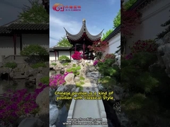 Gazebo de madera chino al aire libre hecho a mano Pabellón de jardín cuadrado sin esmaltar