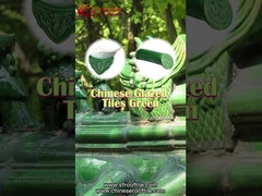 Templos antiguos Materiales cerámicos China Tejas acristaladas con superficie lisa y brillante