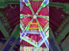 Pergola de madera hecha a mano para exteriores Pabellón chino Jardín Hexágono Gazebo de madera