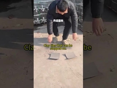 Tejas de techo plano de arcilla sin glaseado para pabellón de jardín, mamparas artísticas y decoración de paredes de fondo