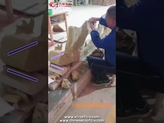 Gazebo Estatuillas de cerámica asiáticas Templo Techo de dragón Ornamentos de la cresta