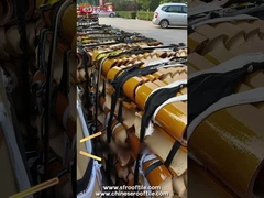 Las tejas de techo de cristal de China para el templo