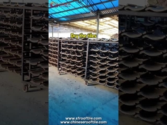 Tiles de techo de pizarra gris de estilo tradicional japonés para techo de casa de té