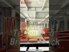 Material de construcción Bloque de brisa ventilada para paredes decorativas ladrillo de terracota hueco