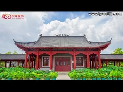 Techo de azulejos verdes con vidrio japonés Techo de azulejos plain Old House Handmade Sculpture