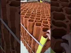 Bloque de terracota de brisa ladrillo de arcilla hueco