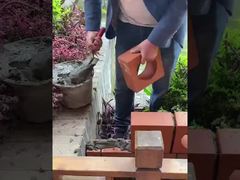 Instalación de ladrillos huecos cerámicos para muros