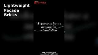 Bloque de pared de paneles de fachada de ladrillo hueco de cerámica espumado