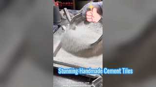 Baldosas de cemento hechas a mano para paredes impresionantes