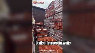 Bloque Breeze de terracota para paredes elegantes