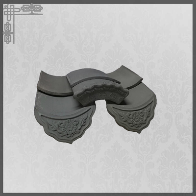calidad  Asian Pavilion Unglazed Chinese Clay Roof Tiles Grey Mold Matt Temple Flat Fábrica