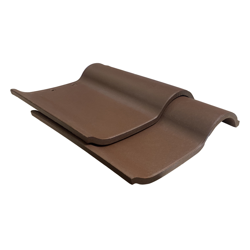 Tejado de cerámica español Clay Tiles Size del hotel del chalet del color del chocolate 220*220m m