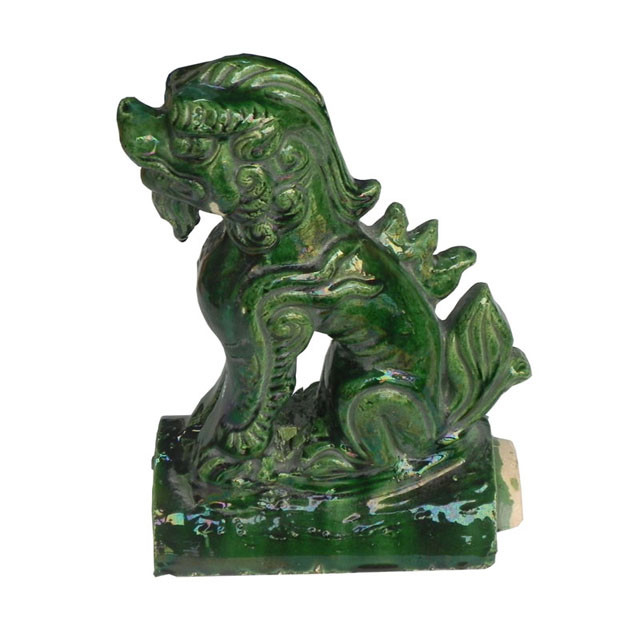 Bestia de dragón decoraciones de techo chinas de cristal colorido para techos hechos a mano