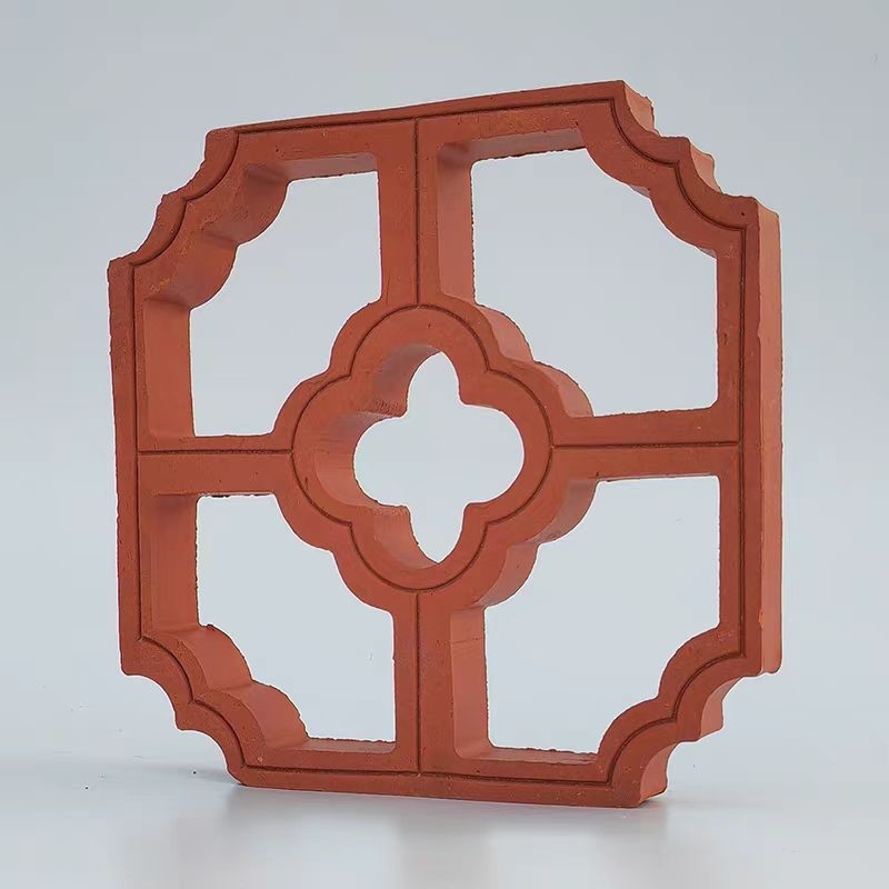 Brisa geométrica Pared de terracota Bloques de ladrillos Decoración de paneles exteriores Pared del edificio Revestimiento de fachada