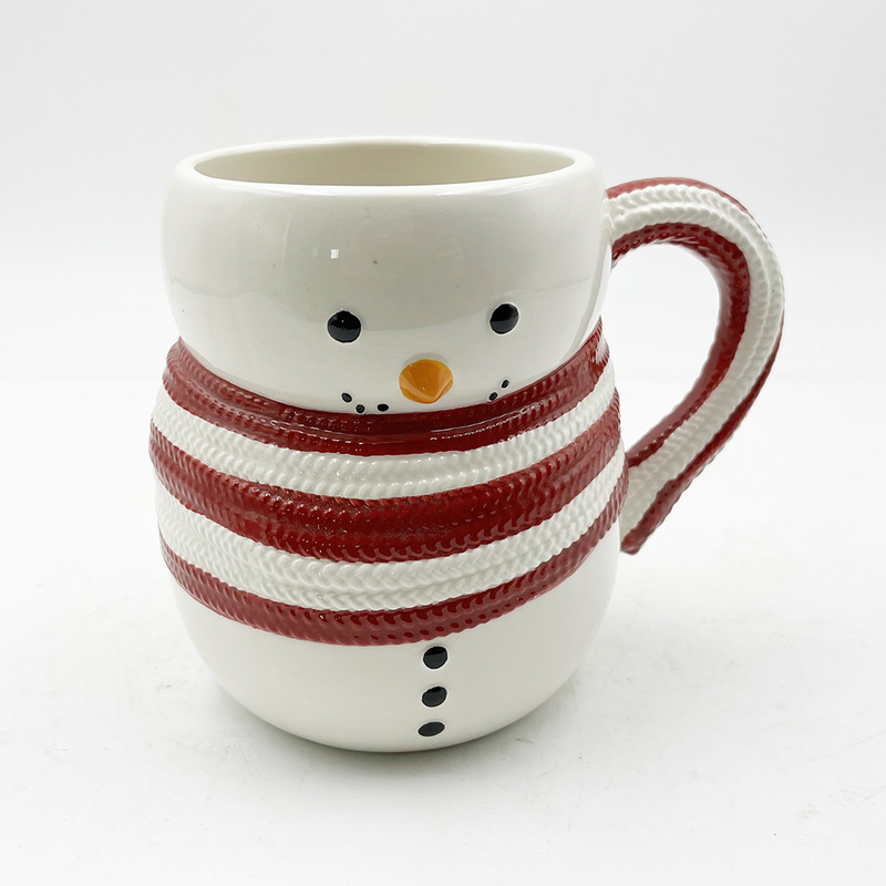 Serie de Navidad Café Agua Leche Muñeca de nieve Taza linda taza de Navidad Taza de cerámica para regalos Decoración del hogar