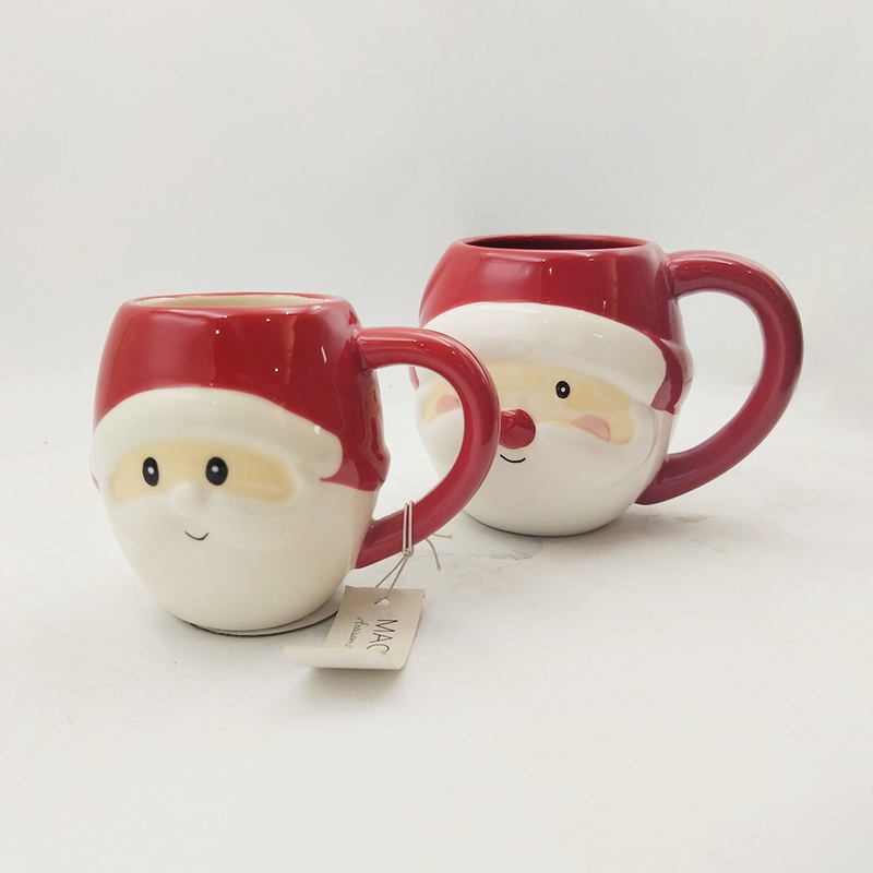 Animales cerámicos personalizados lindos Tazas de cara 3D pintadas a mano Novedad Taza de café para regalo Restaurante en casa