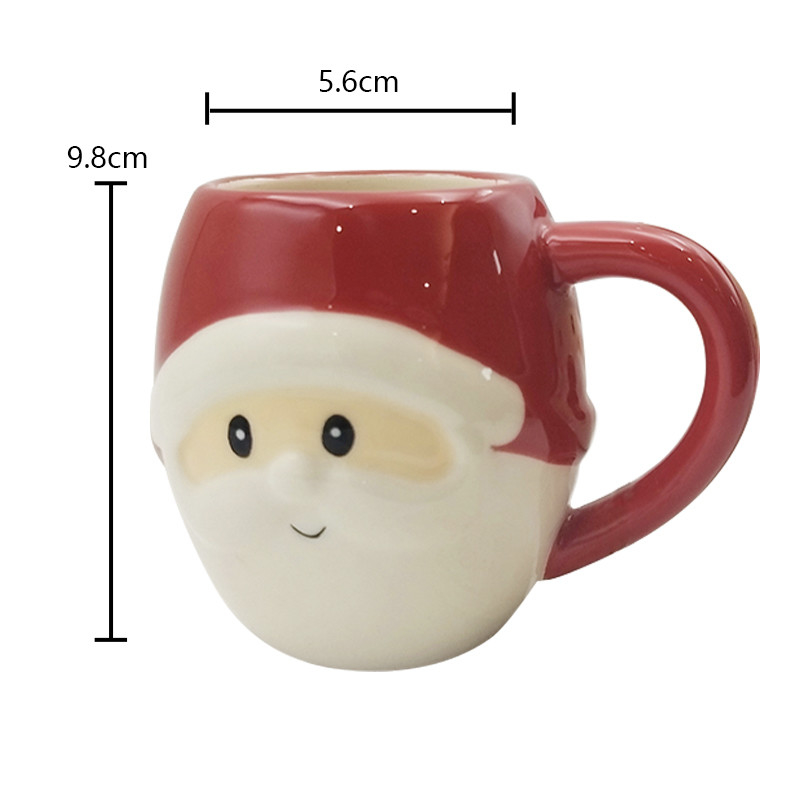 Animales cerámicos personalizados lindos Tazas de cara 3D pintadas a mano Novedad Taza de café para regalo Restaurante en casa