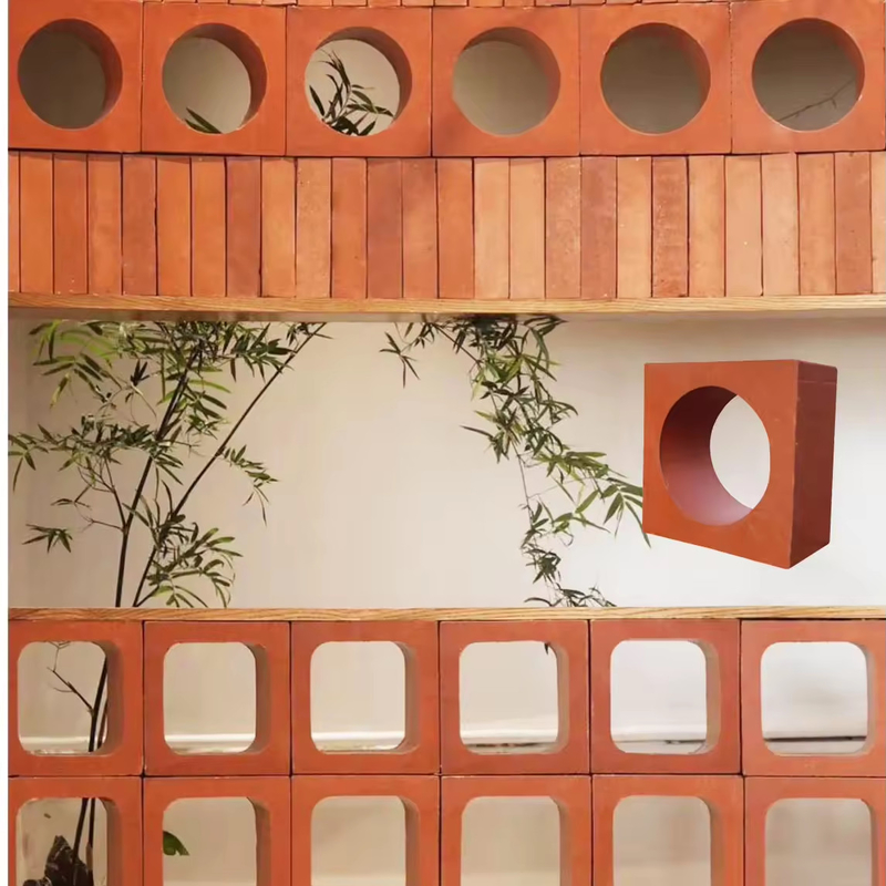 Instalación sin esfuerzo y mantenimiento mínimo Bloques de brisa de terracota para un diseño fácil