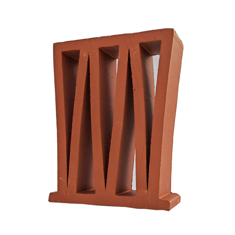 Pantalla de terracota Decorativa de forma de bloque de brisa ladrillos para techo y pared Diseño versátil