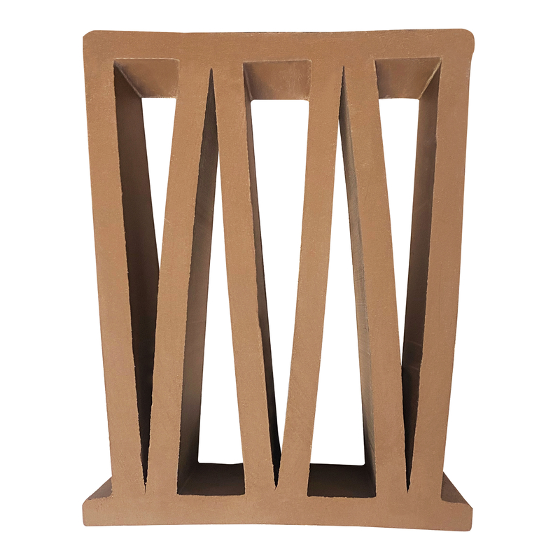 Pantalla de terracota Decorativa de forma de bloque de brisa ladrillos para techo y pared Diseño versátil