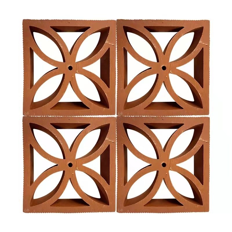 Pantalla de terracota Bloques de brisa versátiles para crear tabiques decorativos Pantalla y paredes