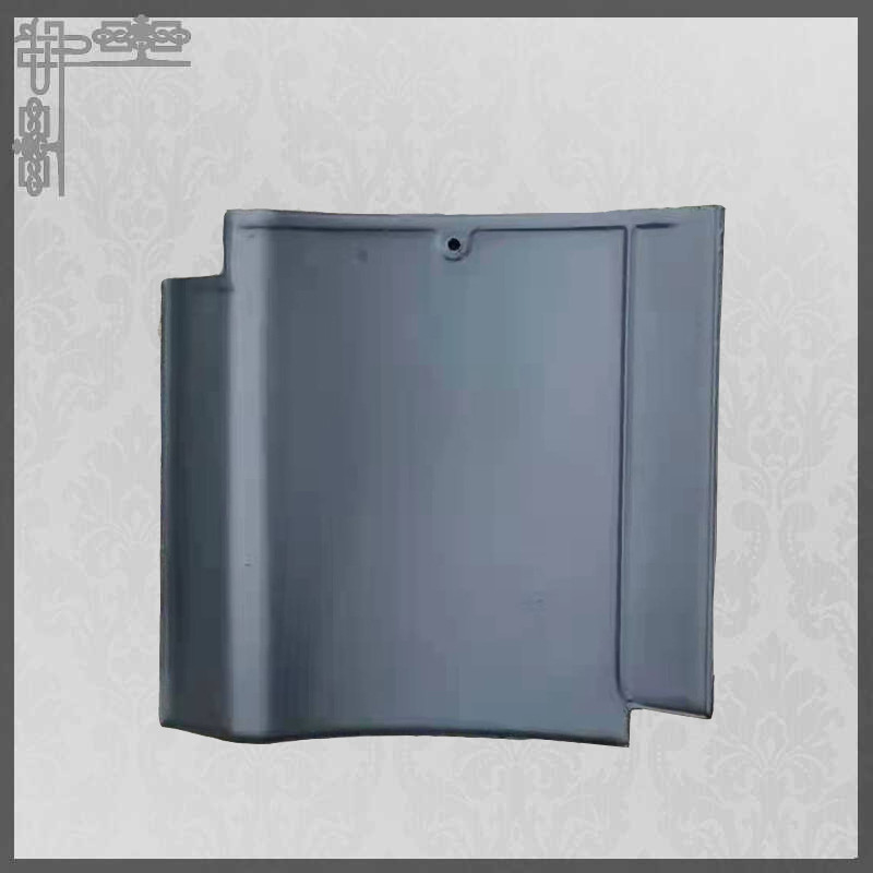 Tejas japonesas de 310*310 mm Material de arcilla gris disponible para diferentes estilos arquitectónicos
