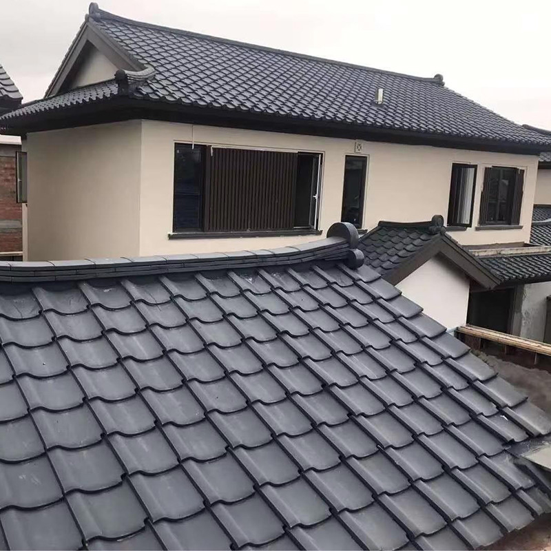 Tejas japonesas a prueba de heladas para estructuras de concreto, madera o acero