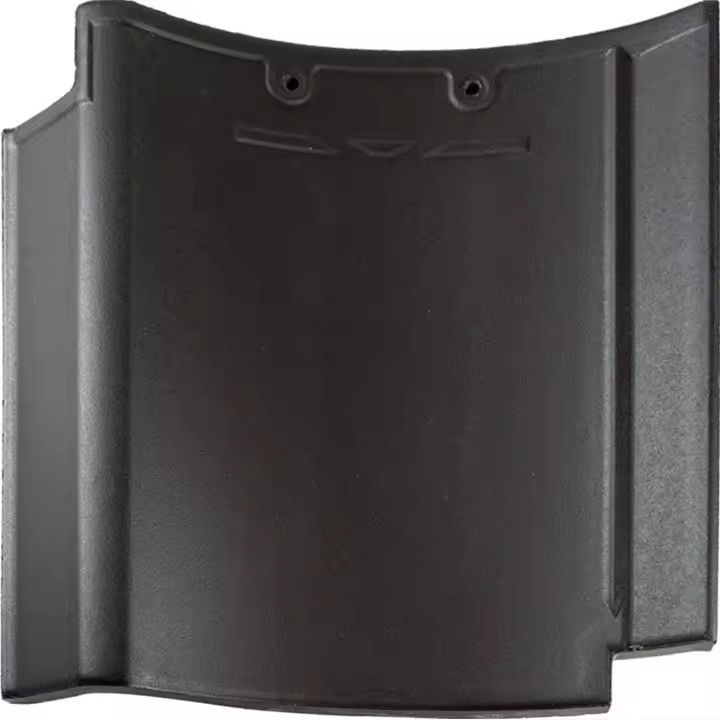 Techo de estilo japonés duradero y clásico con tejas cerámicas de techo de tejas de tejas de tejas cerámicas 310*310mm impermeables resistentes al calor