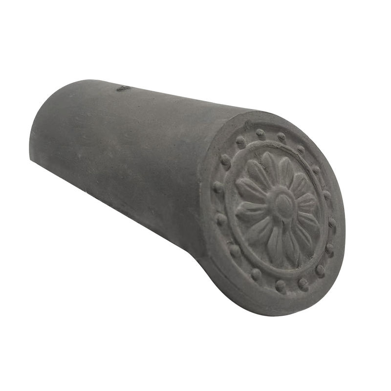 Tejas de techo de arcilla gris de techo de arcilla de alta resistencia a los rayos UV para edificios de patrimonio