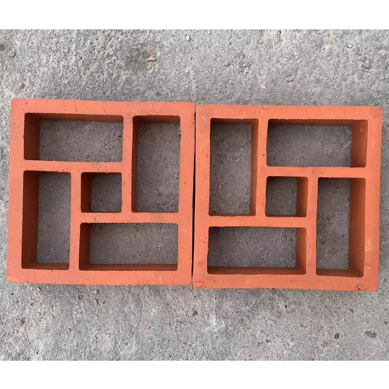 Bloques de brisa para decoración de paredes patrón geométrico de arcilla de terracota ventilación de ladrillo techo hueco decorativo