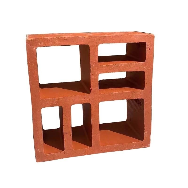 Ventilación de la pantalla de la brisa Bloque de materiales de construcción arcilla roja hecha en China fabricante ladrillos ladrillos de construcción