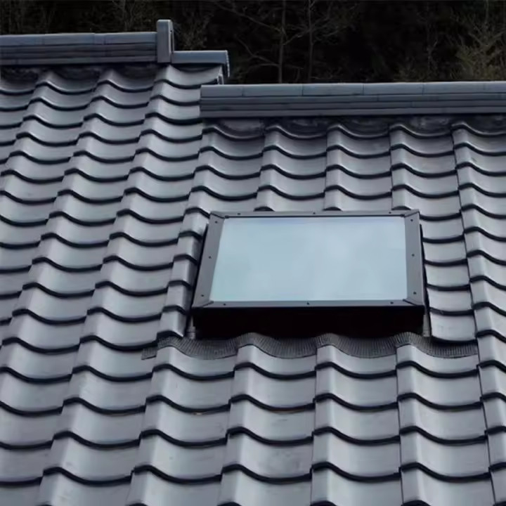 Tejas de cerámica japonesa Material de construcción Tejas de pared Hoja de techo para el techo tradicional japonés antiguo