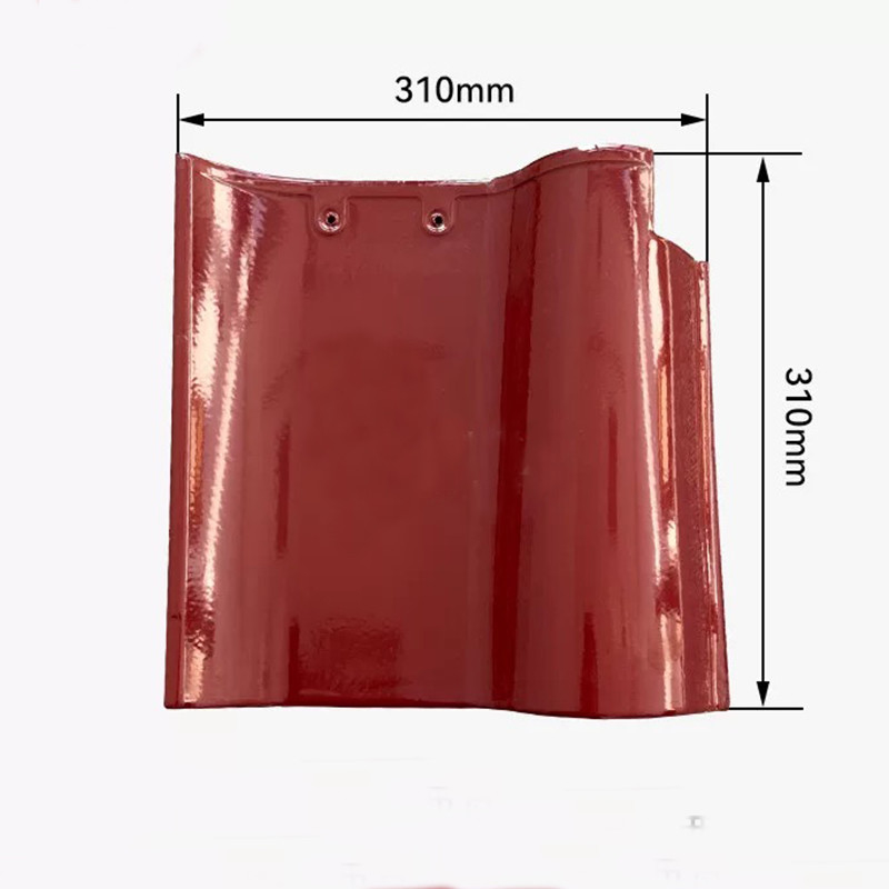 Premium S-Curve Spanish Roof Tile Classic Rojo Cerámico de Alta Calidad Diseño Resistente al Tiempo Perfecto para el Hogar Tradicional
