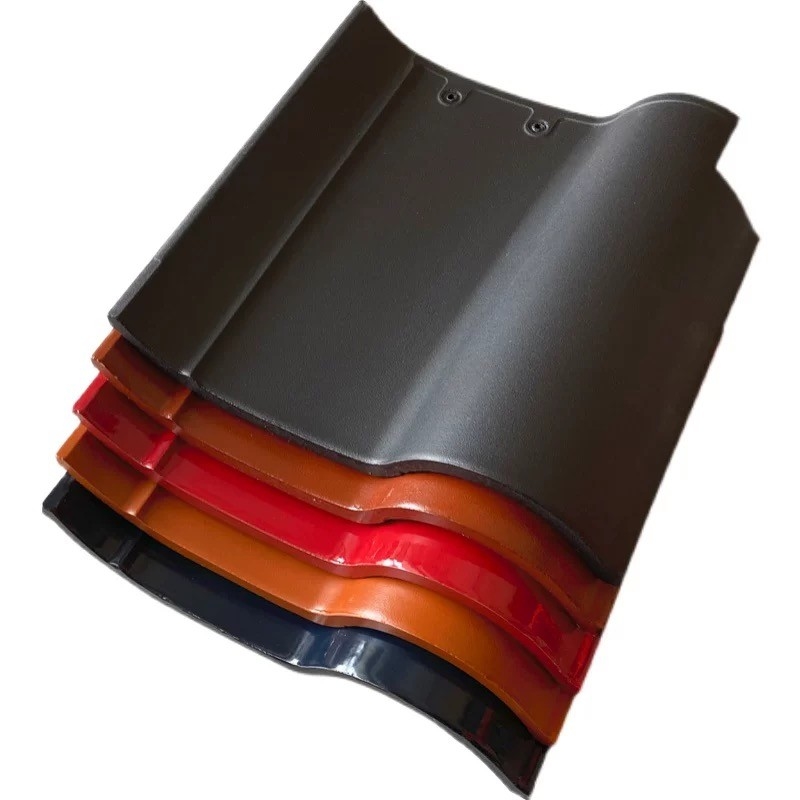 Tejas de techo español de curva S duraderas, de color rico, arcilla de alta calidad que mejora la estructura del techo de su hogar