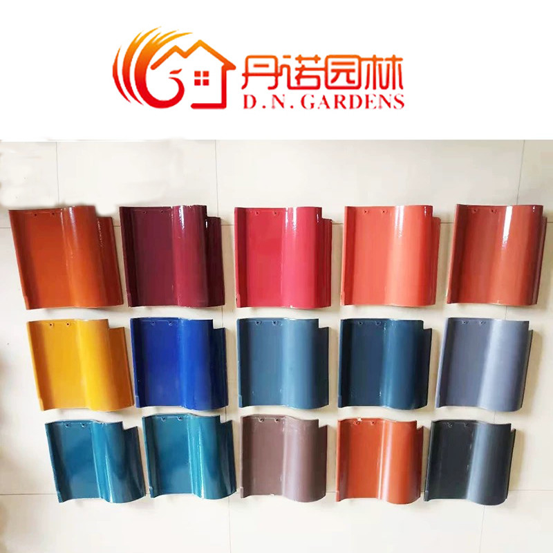 Techo de cerámica en forma de S en España Varios colores Material duradero para techos residenciales y comerciales