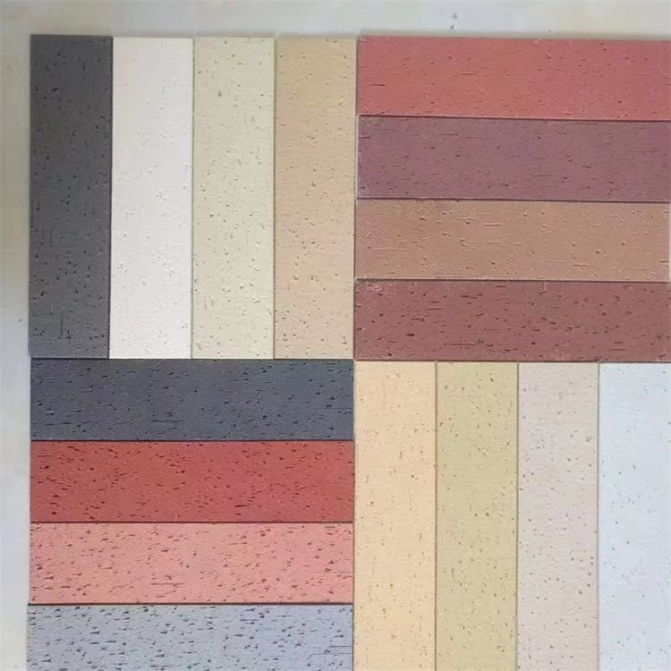Tejas de pared de arcilla flexible Soluciones de diseño versátiles Varios tamaños Tonos terrosos perfectos para paredes curvas