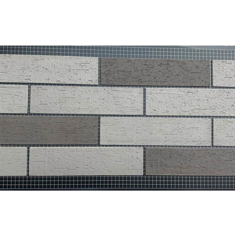 Tejas de piedra blando de pared de arcilla Flexible Pilar de columna de piedra Mcm Grasa de líneas de azulejos de pared exterior e interior