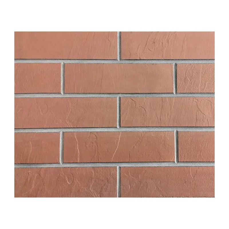 Instalación rápida Veneer de ladrillo MCM Antiguo de ladrillo rojo con cara al hotel Decoración de paredes exteriores Flexible de cerámica combinada
