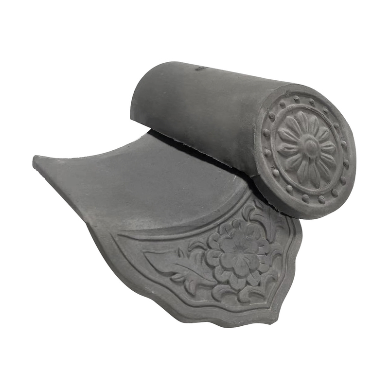 Los materiales de los azulejos para techos de los templos de arcilla gris china son de calidad superior para una protección duradera