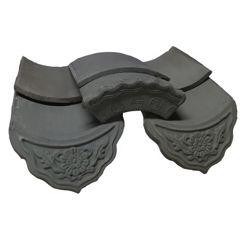 Los materiales de los azulejos para techos de los templos de arcilla gris china son de calidad superior para una protección duradera