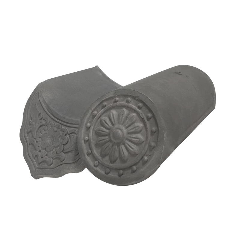 Los materiales de los azulejos para techos de los templos de arcilla gris china son de calidad superior para una protección duradera