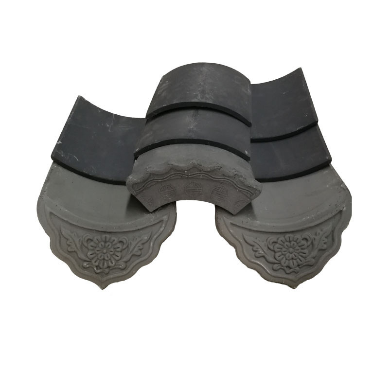 Tejas de techo de arcilla gris resistentes a la intemperie 180 * 180 mm Apel clásico con un rendimiento superior