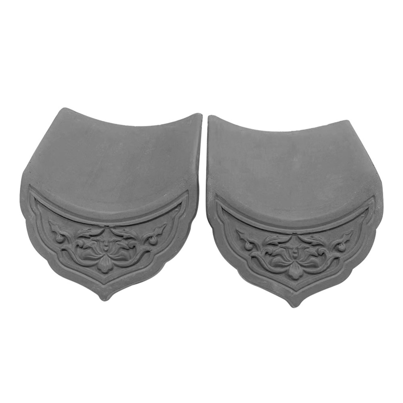 Soluciones de techado de arcilla gris personalizadas azulejos chinos hechos a la perfección para su hogar