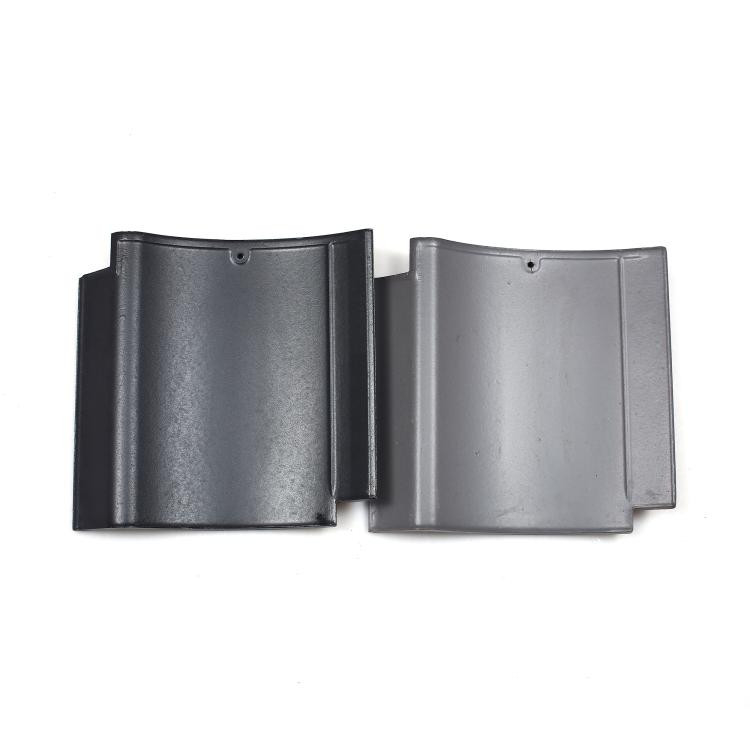 Tejas cerámicas de estilo japonés 310*310 gris humeante para edificios antiguos