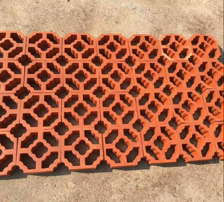 Flor del Sol Exterior Interior Pared de terracota Bloques de brisa Panel de jardín fachada ladrillo