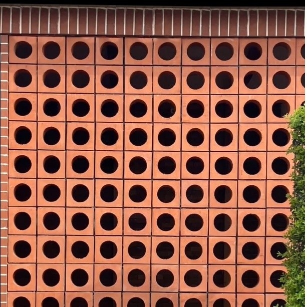 Diseño clásico de terracota hecha a mano Bloques de paredes de jardín para fachadas y paredes exteriores